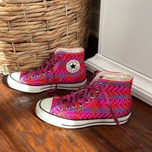 Converse Chuck 70 Hi 'Culture Weave - Red Pink' 167990C size 9